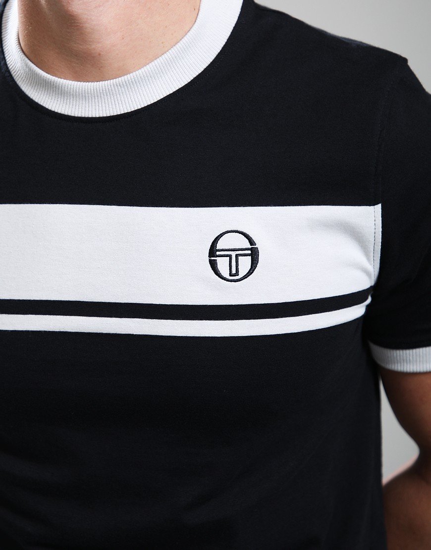 Sergio Tacchini Master T-Shirt Black/Glacier