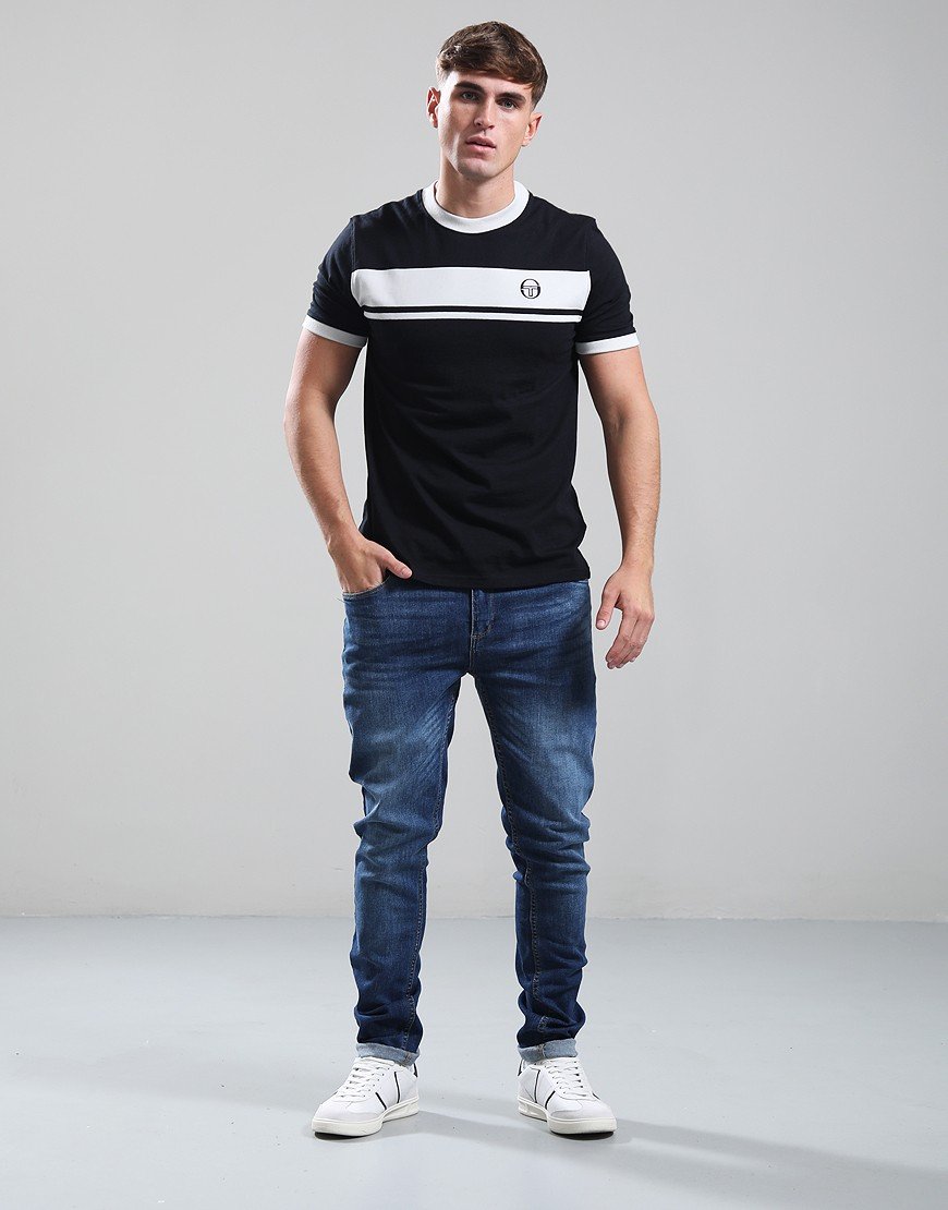 Sergio Tacchini Master T-Shirt Black/Glacier