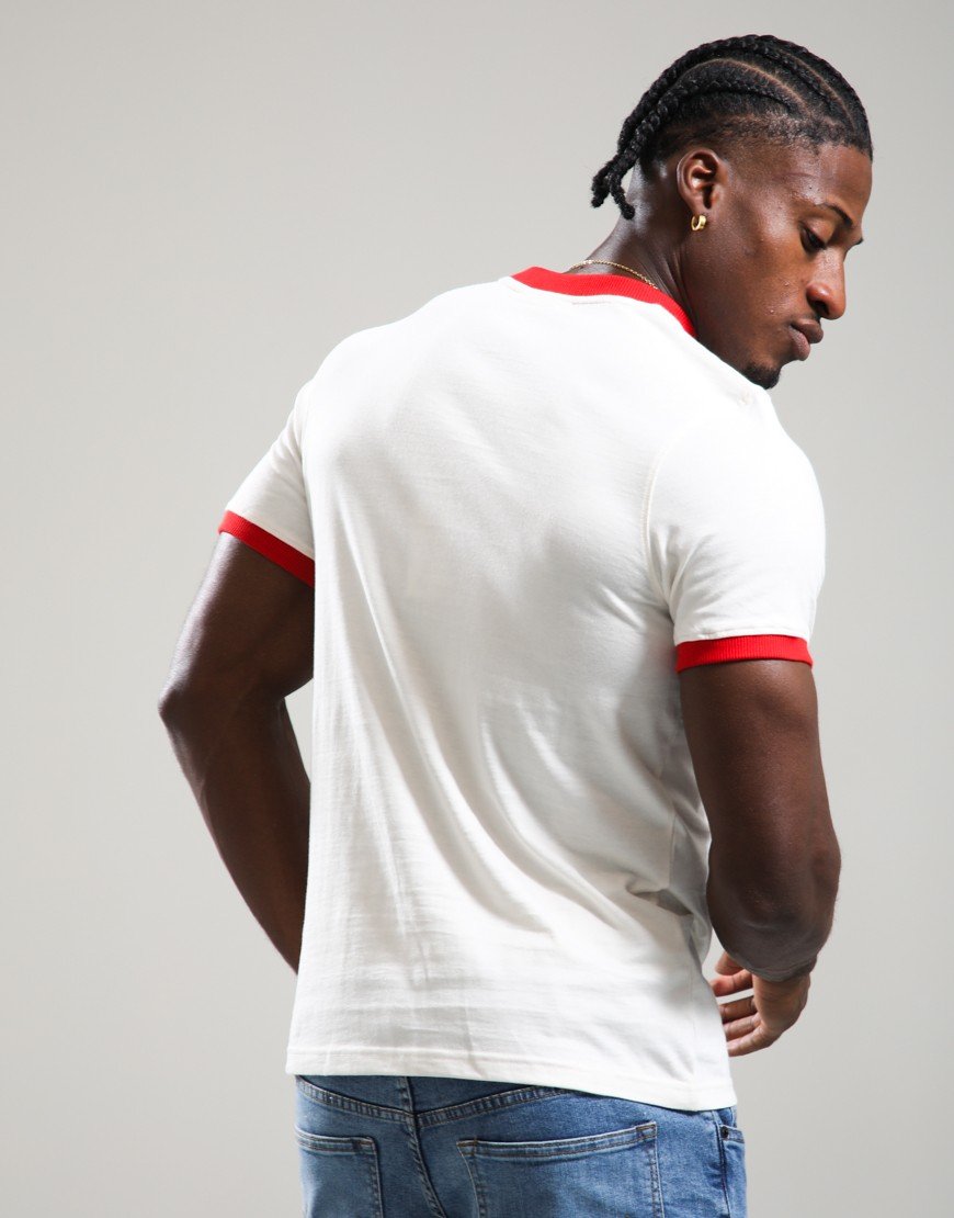 Sergio Tacchini Master T-Shirt Gardenia/Dark Olive/Adrenaline