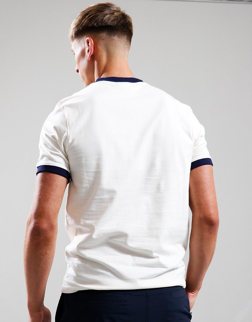Sergio Tacchini Master T-Shirt Gardenia/Maritime Blue