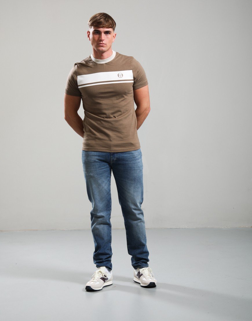 Sergio Tacchini Master T-Shirt Shitake/Gardenia