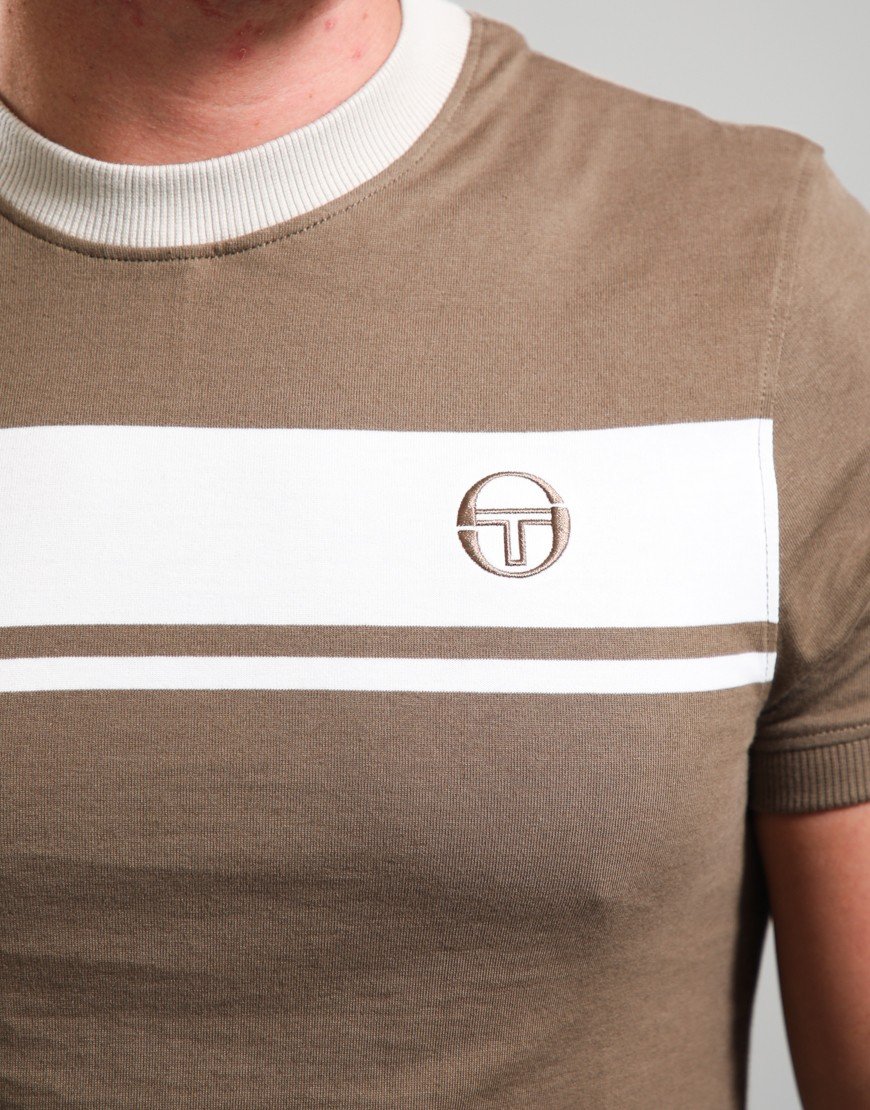 Sergio Tacchini Master T-Shirt Shitake/Gardenia