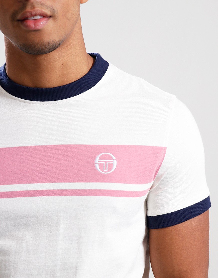 Sergio Tacchini Master T-shirt Gardenia/Rose