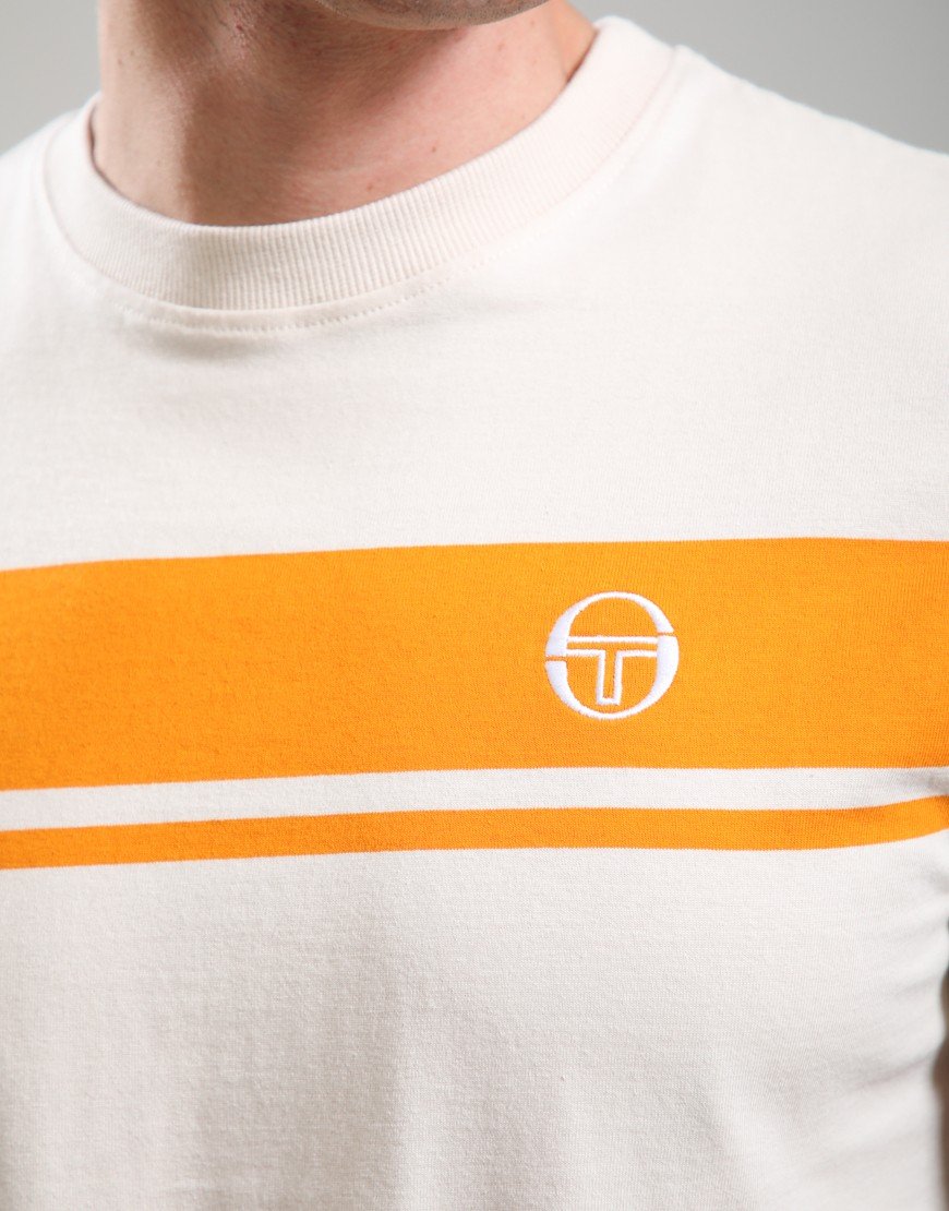 Sergio Tacchini Master T-Shirt Sandshell/Orange Pepper
