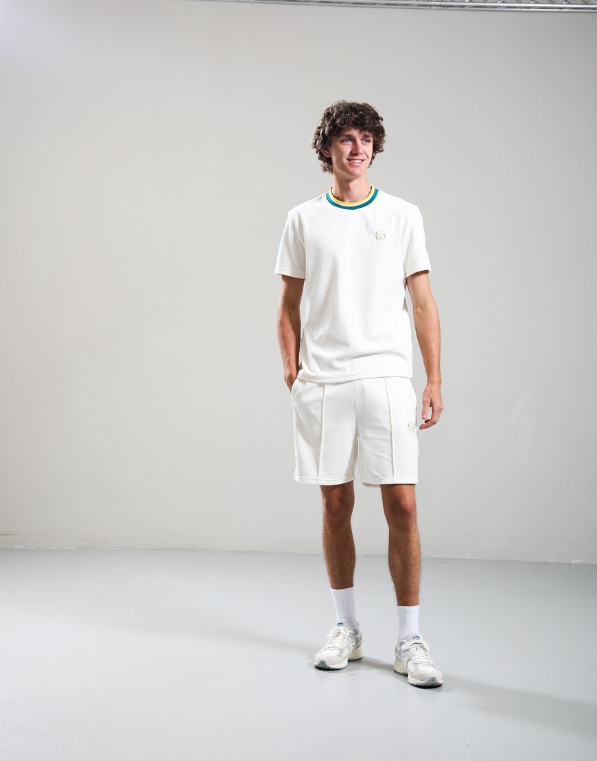 Sergio Tacchini Monte Short Gardenia/Maritime Blue