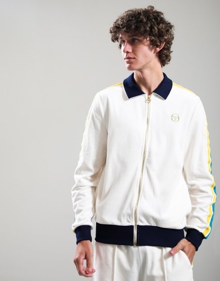 Sergio Tacchini Monte Track Top Gardenia/Maritime Blue