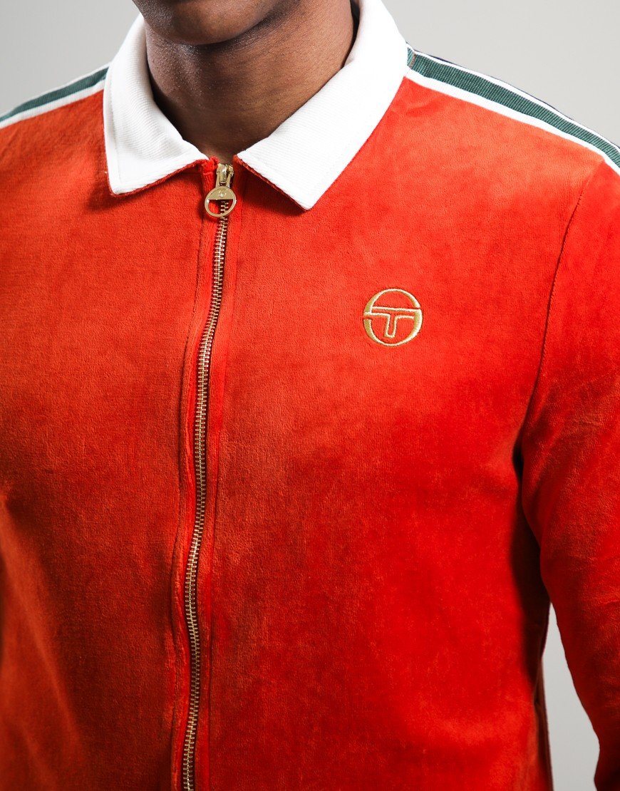 Sergio Tacchini Monte Track Jacket Rooibos Tea/Gardenia