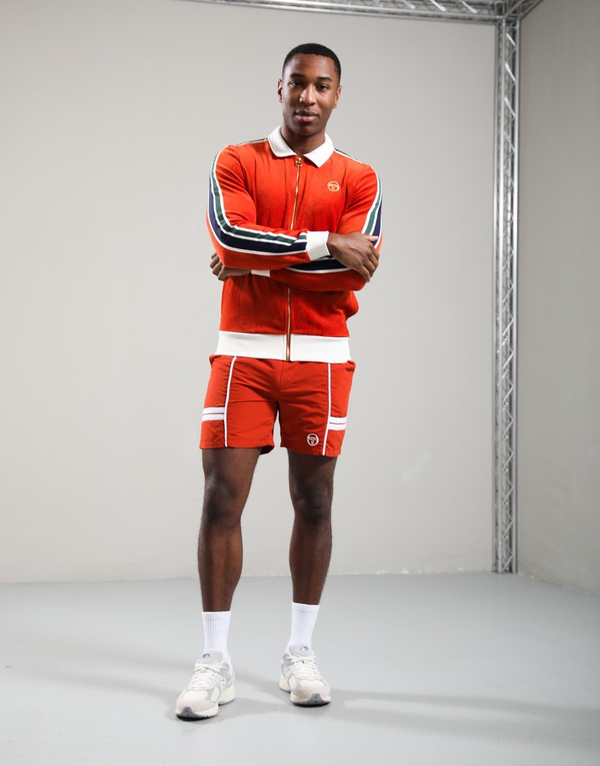 Sergio Tacchini Monte Track Jacket Rooibos Tea/Gardenia