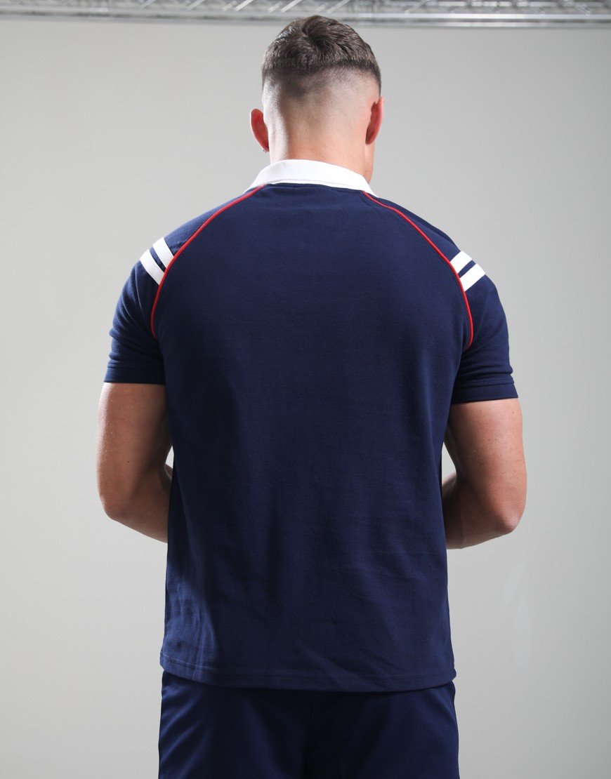 Sergio Tacchini New Cortona Polo Shirt Maritime Blue/White