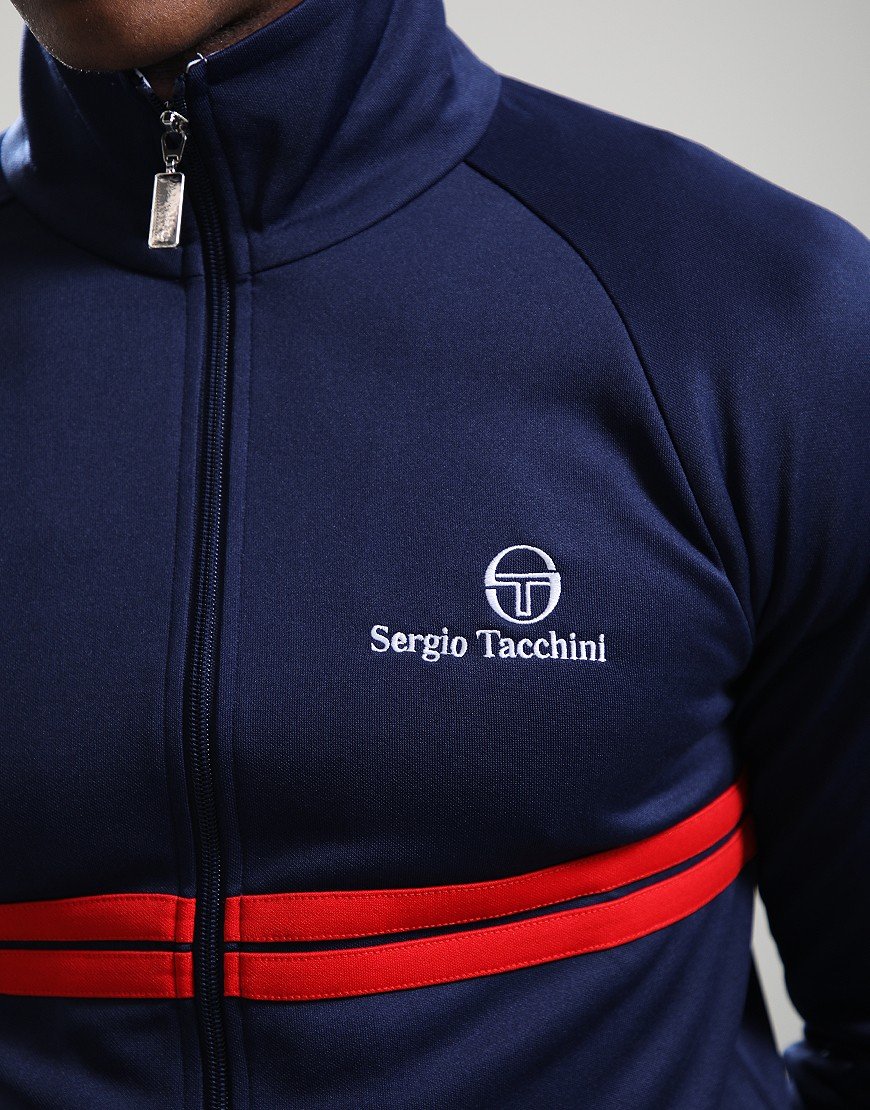 Sergio Tacchini New Dallas Track Top Maritime Blue/White