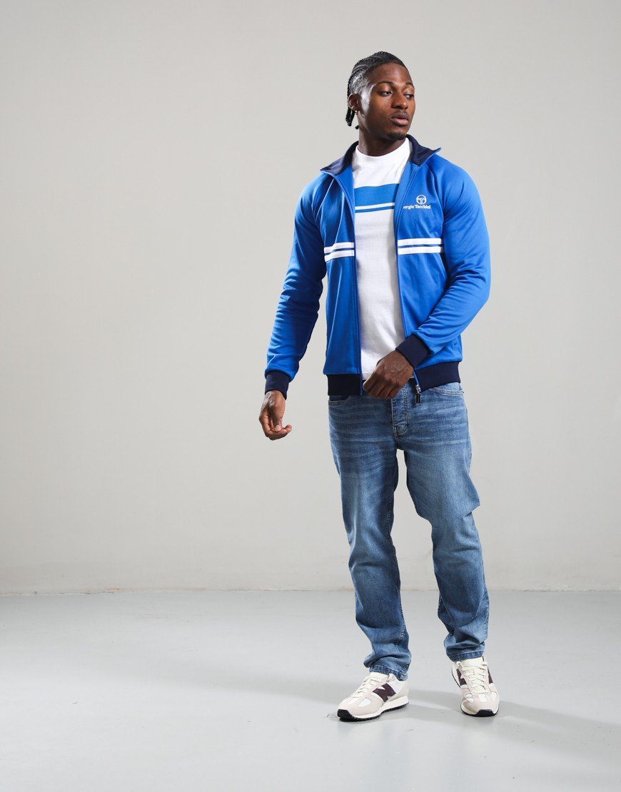 Sergio Tacchini New Dallas Track Top Princess Blue/White/Maritime Blue