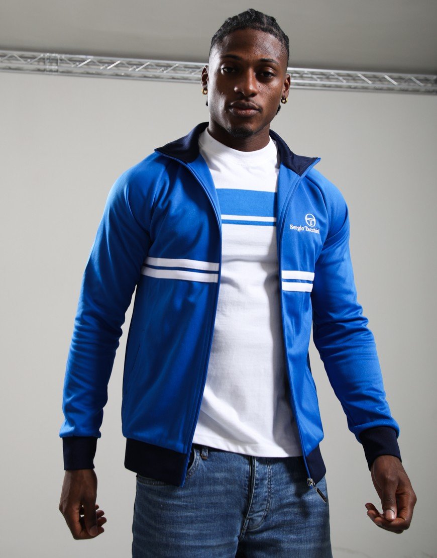 Sergio Tacchini New Dallas Track Top Princess Blue/White/Maritime Blue