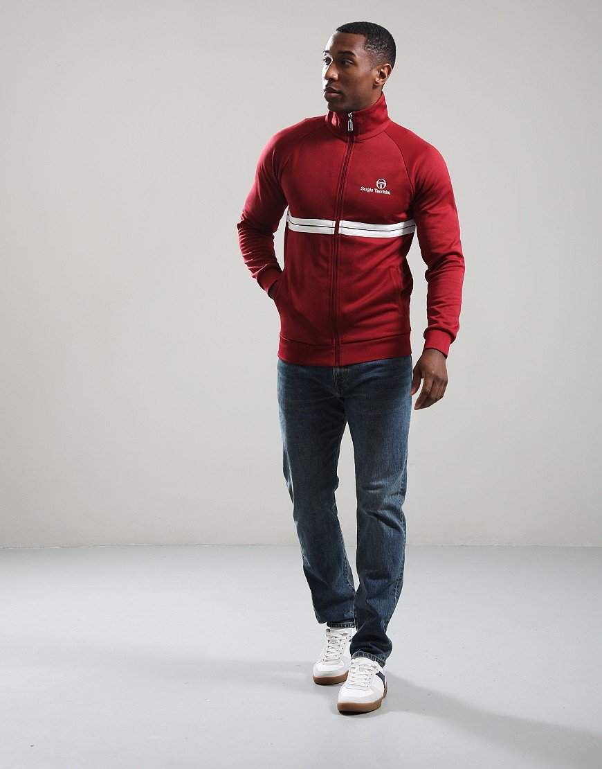 Sergio Tacchini New Dallas Track Top Rhubarb/Gardenia
