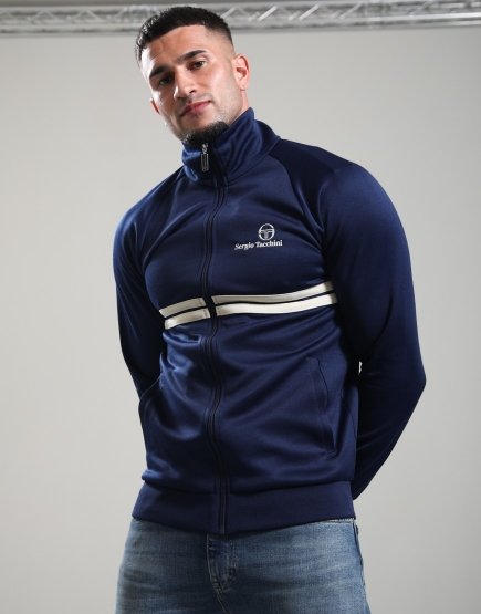 Sergio Tacchini New Dallas Track Top Maritime Blue/Peyote