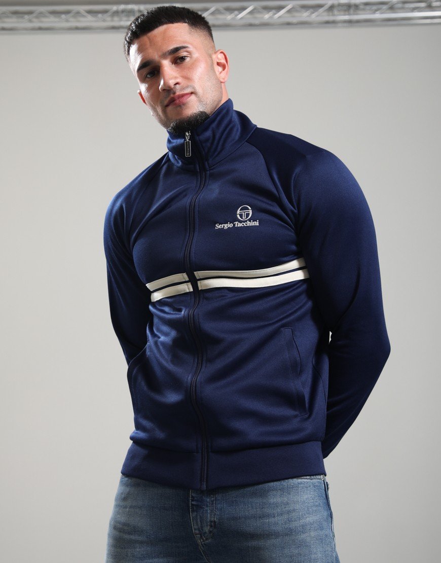 Sergio Tacchini New Dallas Track Top Maritime Blue/Peyote