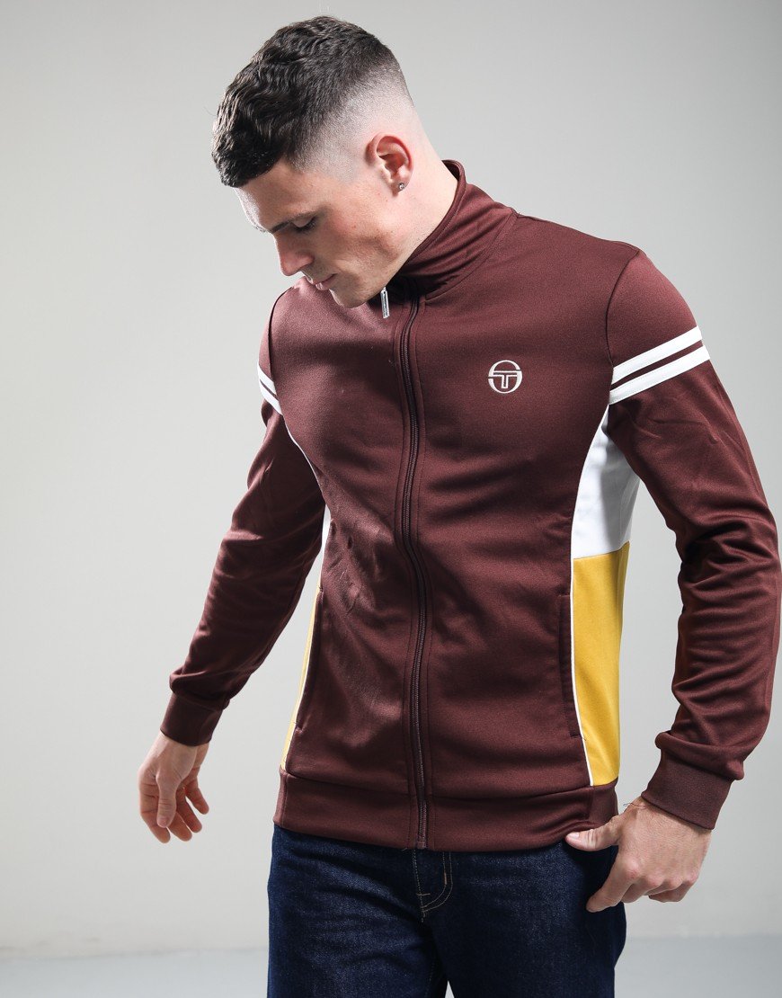 Sergio Tacchini New Mambo Track Top Bitter Chocolate/Gardenia