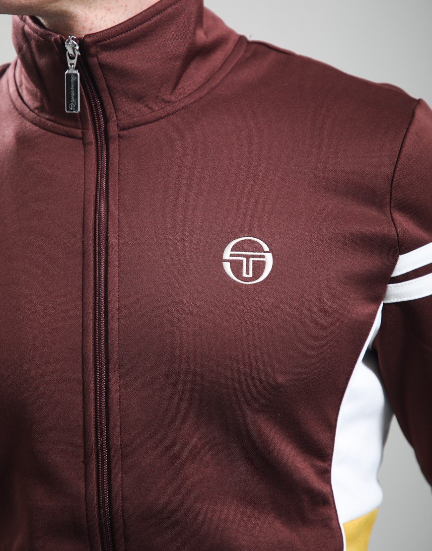 Sergio Tacchini New Mambo Track Top Bitter Chocolate/Gardenia
