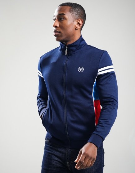Sergio Tacchini New Mambo Track Top Maritime Blue