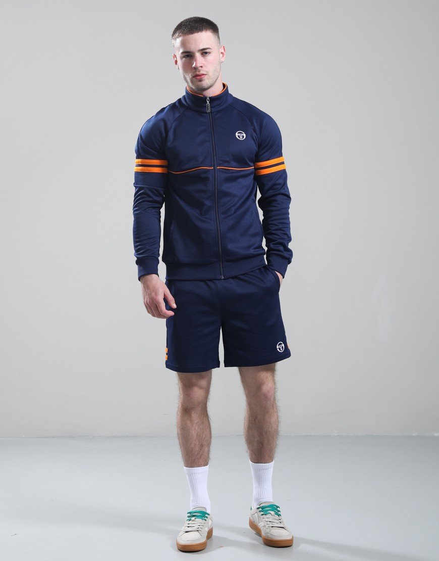 Sergio Tacchini New Orion Shorts Maritime Blue/Orange Pepper