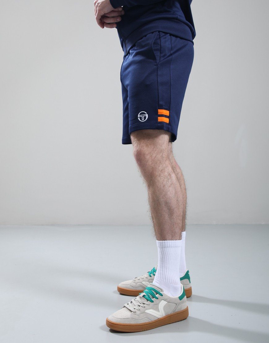 Sergio Tacchini New Orion Shorts Maritime Blue/Orange Pepper
