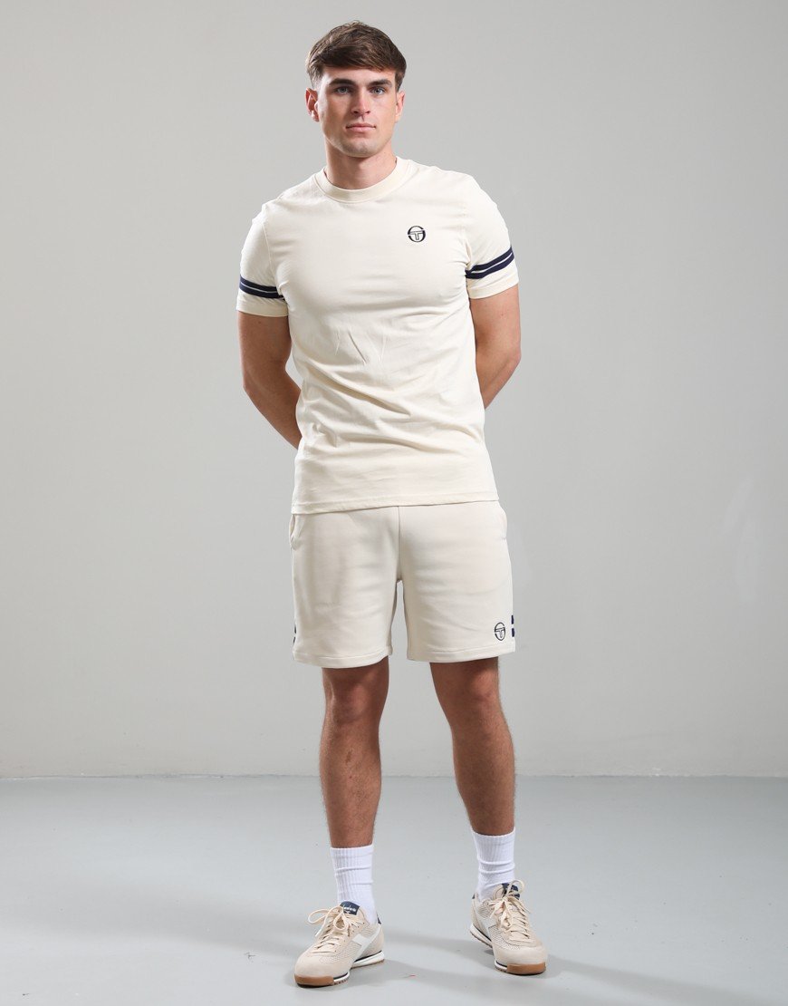 Sergio Tacchini New Orion Shorts Sandshell/Maritime Blue