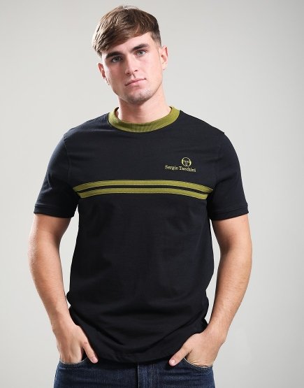 Sergio Tacchini New Supermac T-Shirt Black/Avocado