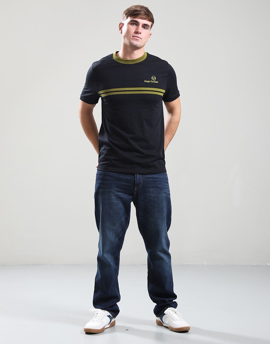 Sergio Tacchini New Supermac T-Shirt Black/Avocado