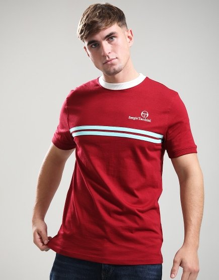 Sergio Tacchini New Supermac T-Shirt Rhubarb