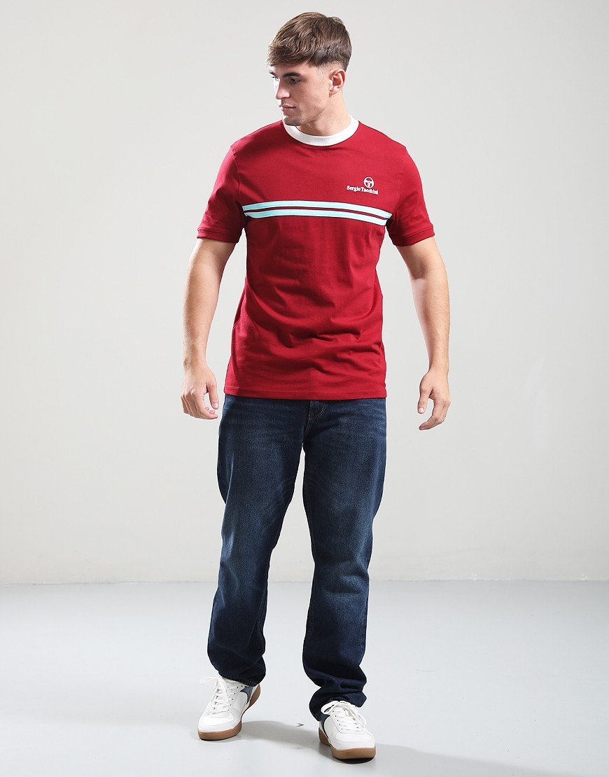 Sergio Tacchini New Supermac T-Shirt Rhubarb