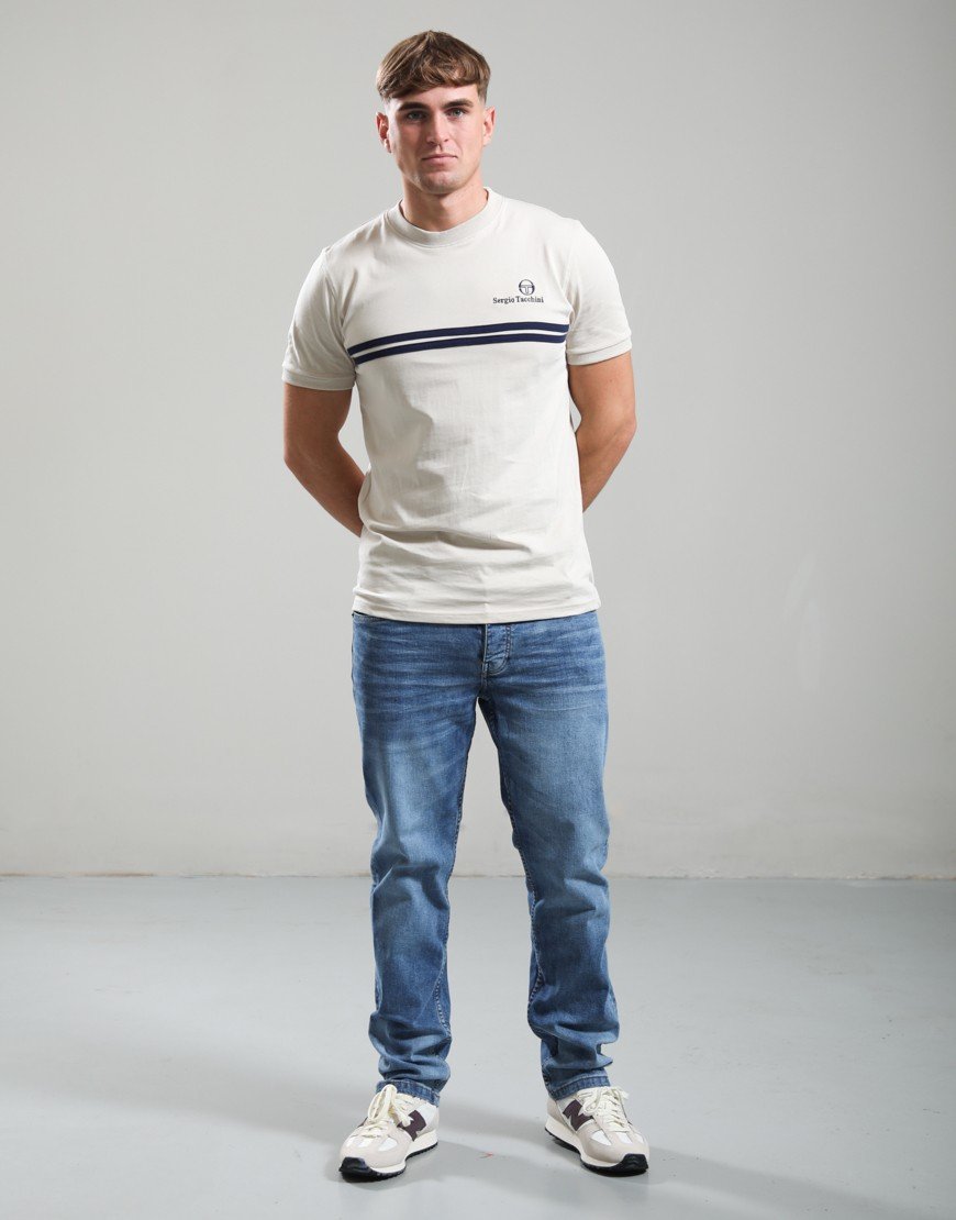 Sergio Tacchini New Supermac T-Shirt Peyote/Maritime Blue