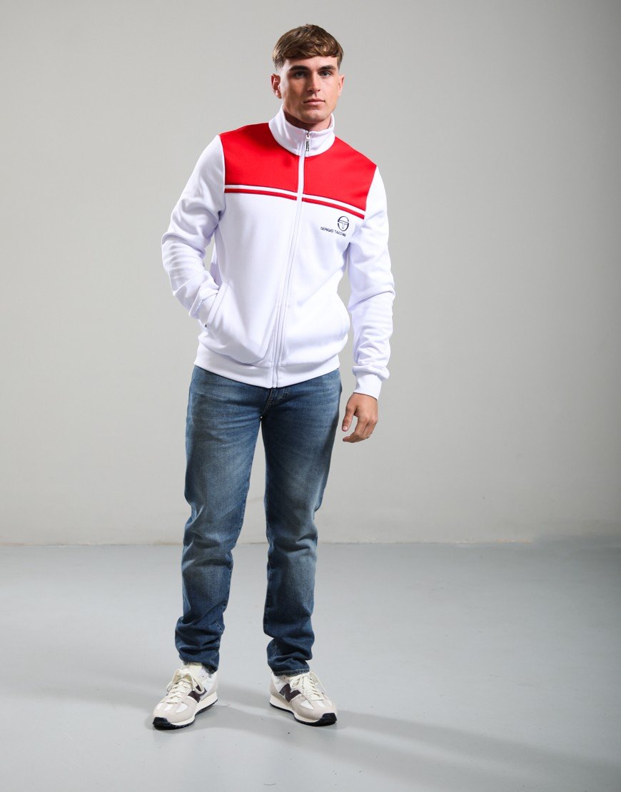 Sergio Tacchini New Young Line Track Top White/adrenaline Rush