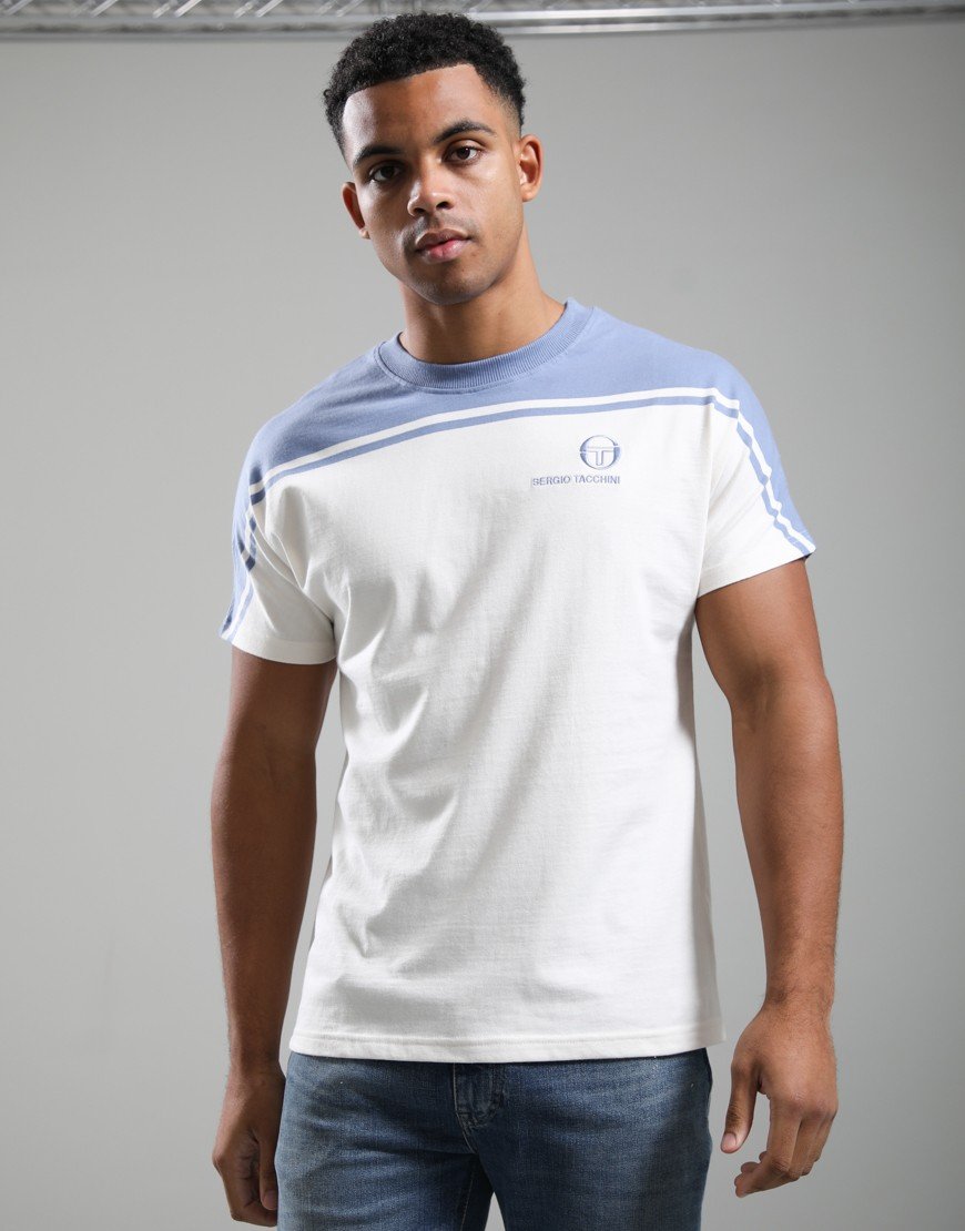 Sergio Tacchini New Young Line T-Shirt Country Blue/Gardenia