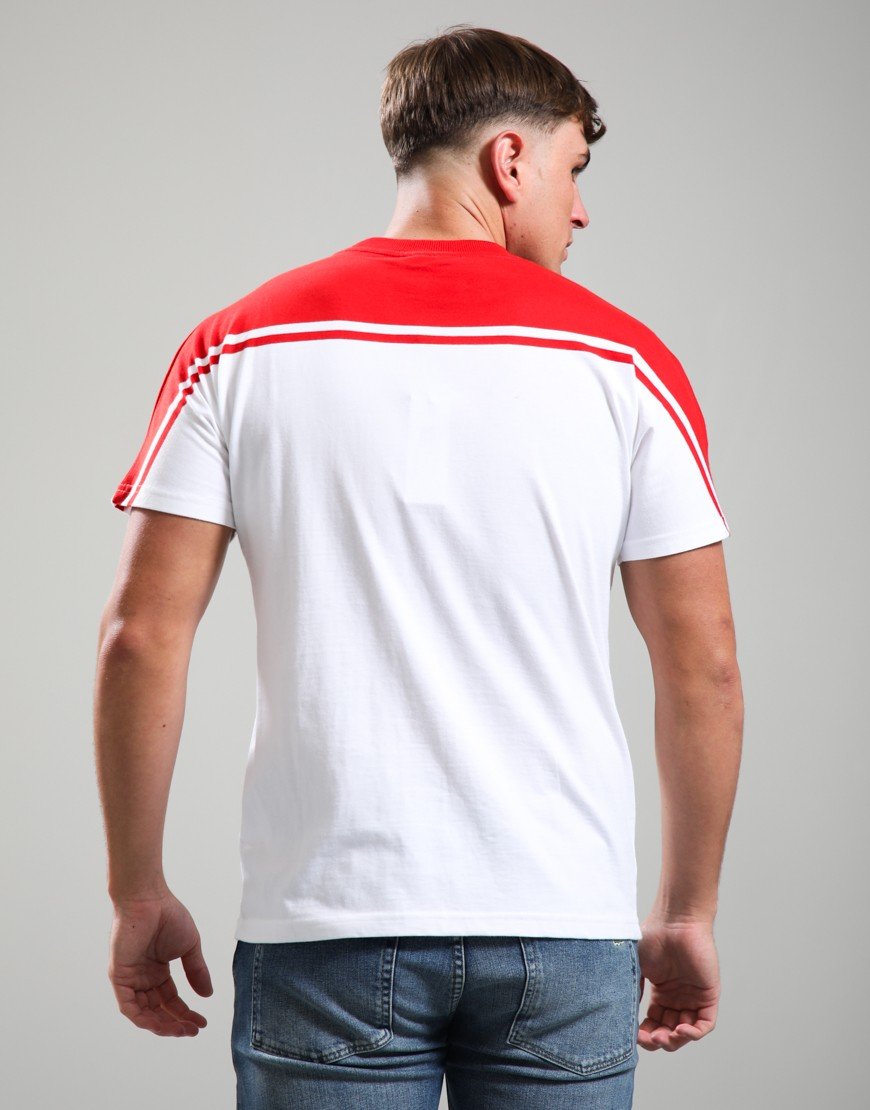 Sergio Tacchini New Young Line T-Shirt White/Adrenaline Rush