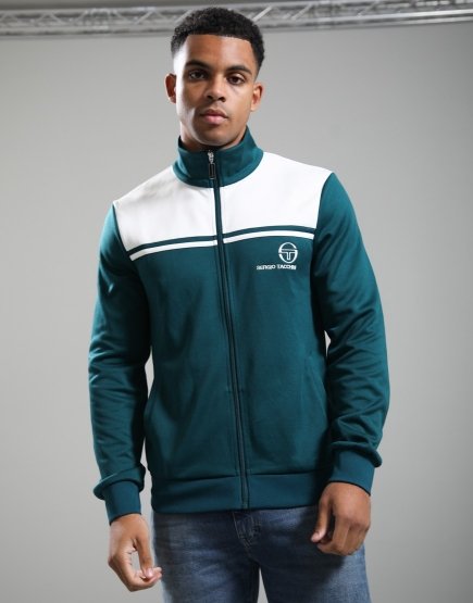 Sergio Tacchini New Young Line Track Top Deep Teal/Gardenia