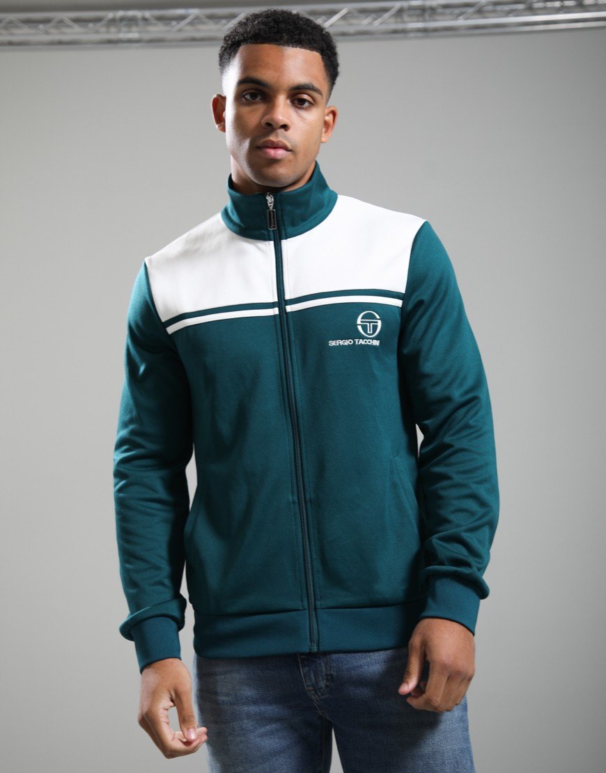 Sergio Tacchini New Young Line Track Top Deep Teal/Gardenia