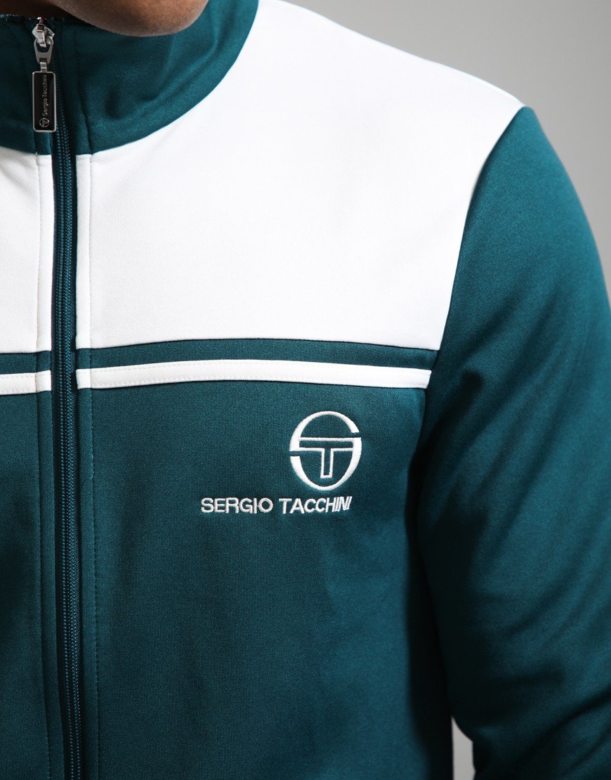 Sergio Tacchini New Young Line Track Top Deep Teal/Gardenia