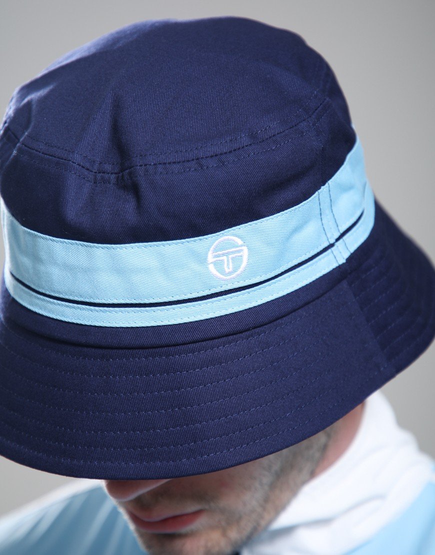 Sergio Tacchini Newsford Bucket Hat Maritime Blue/Baltic Sea