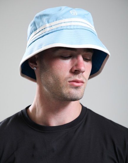 Sergio Tacchini Newton Bucket Hat Baltic/Mykonos Blue/Gardenia