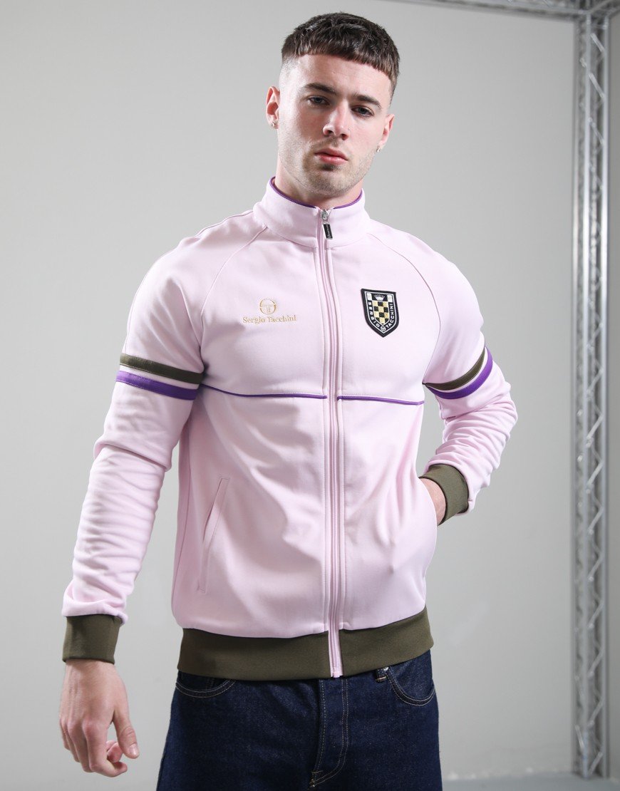 Sergio Tacchini Orion Track Top Light Lilac/Dark Olive