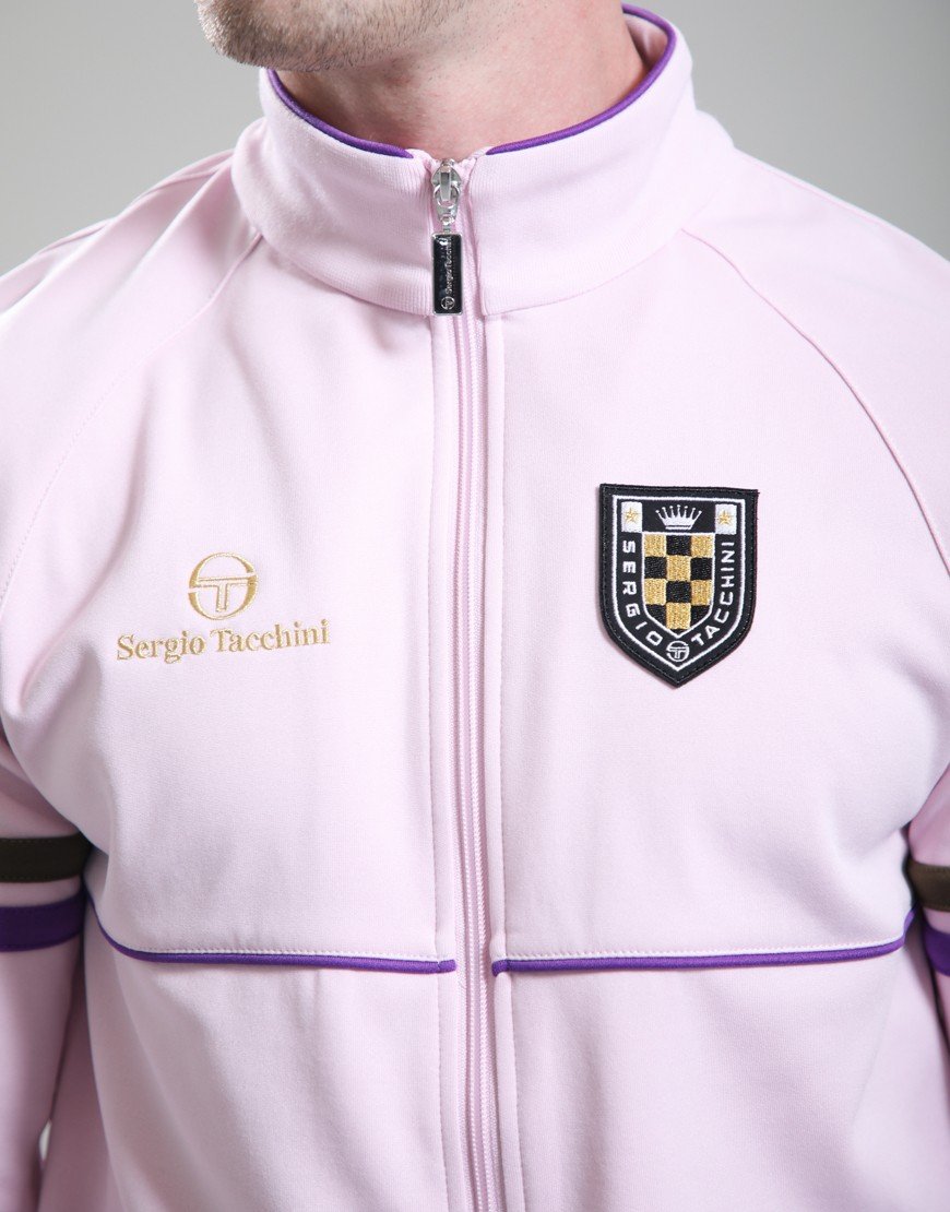 Sergio Tacchini Orion Track Top Light Lilac/Dark Olive