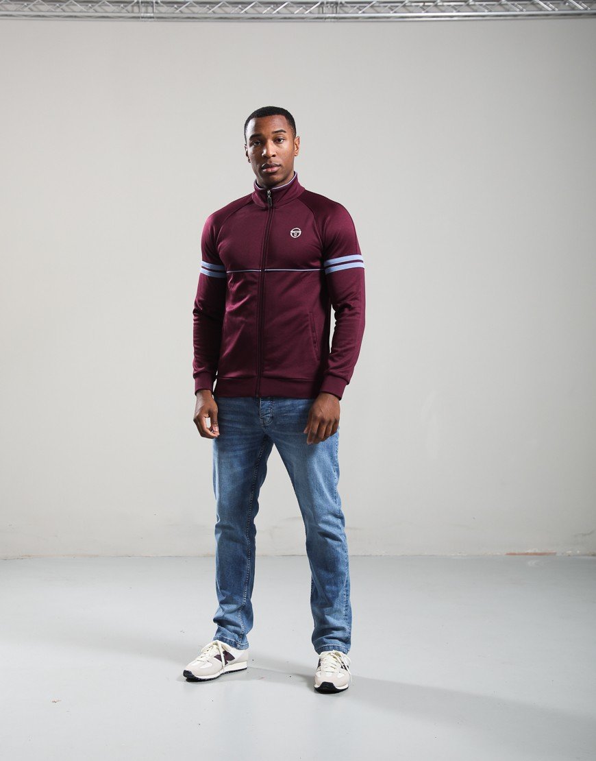 Sergio Tacchini Orion Track Top Fig/Country Blue