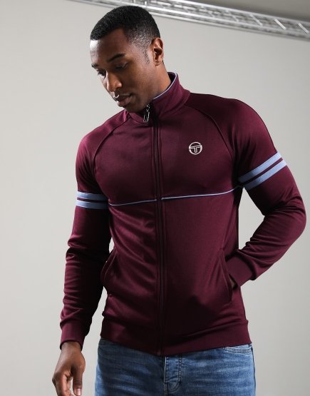 Sergio Tacchini Orion Track Top Fig/Country Blue