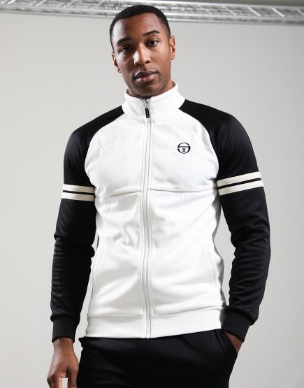 Sergio Tacchini Orion Track Top Gardenia/Black/Peyote