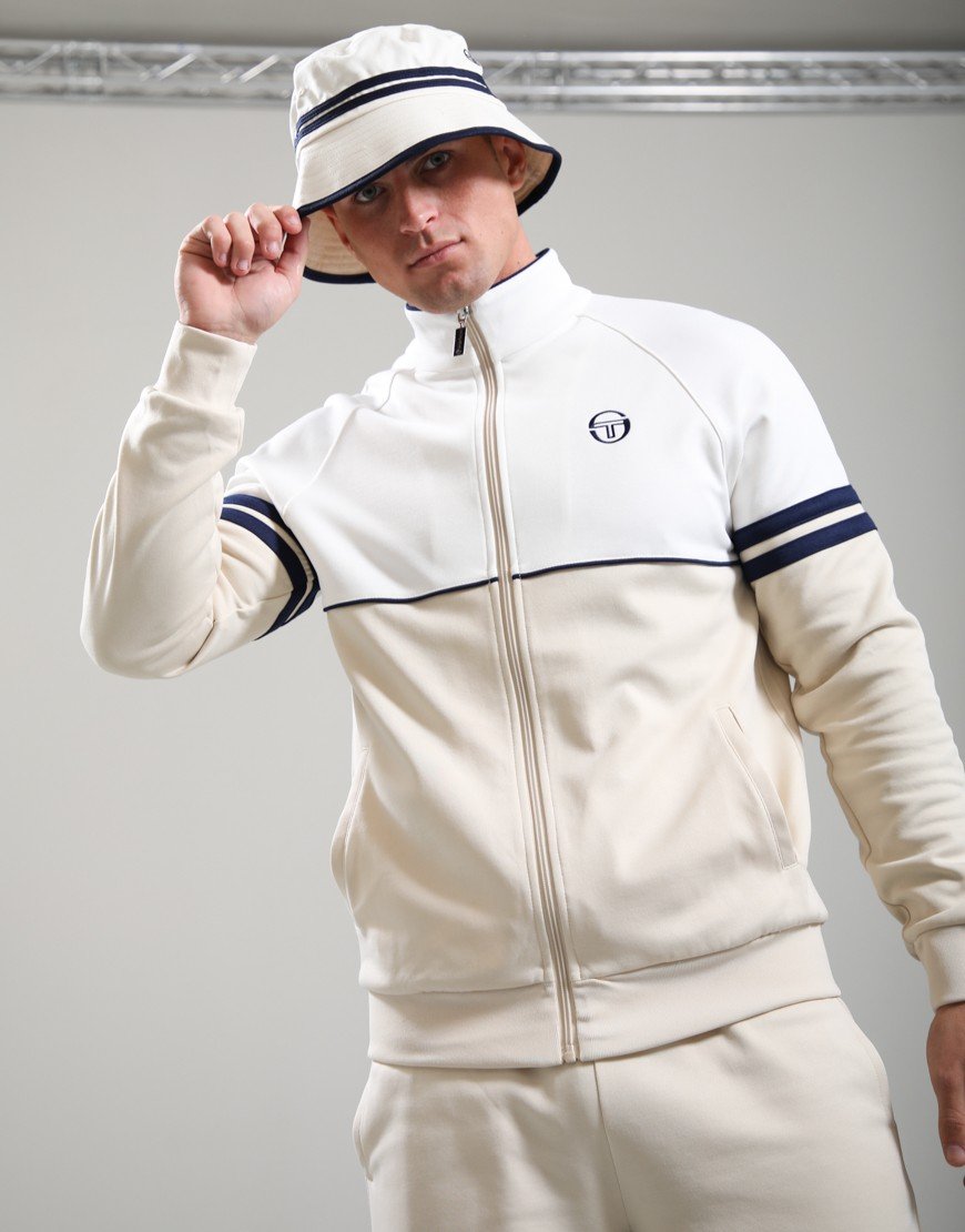Sergio Tacchini Orion Track Top Gardenia/Sandshell/Maritime Blue