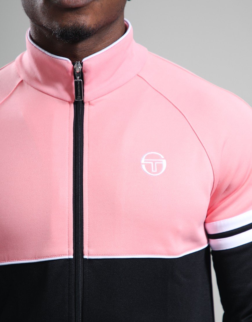 Sergio Tacchini Orion Track Top Geranium Pink/Black/White
