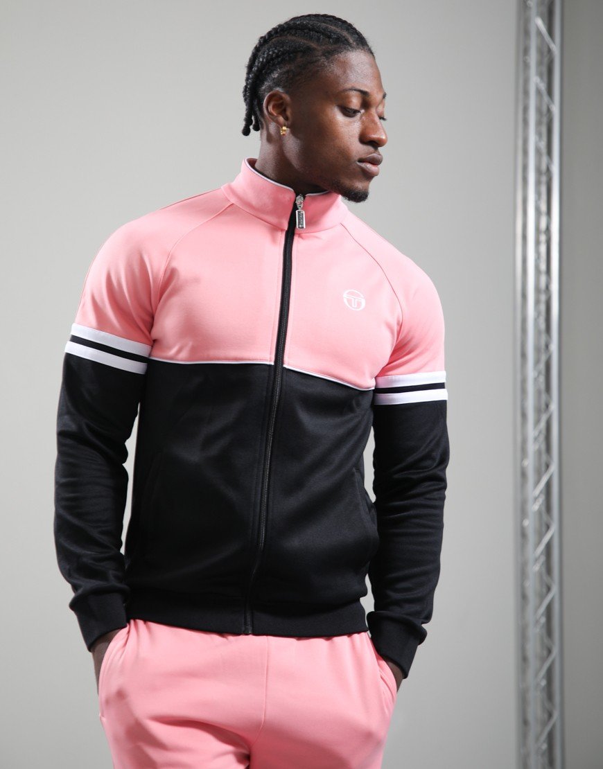 Sergio Tacchini Orion Track Top Geranium Pink/Black/White