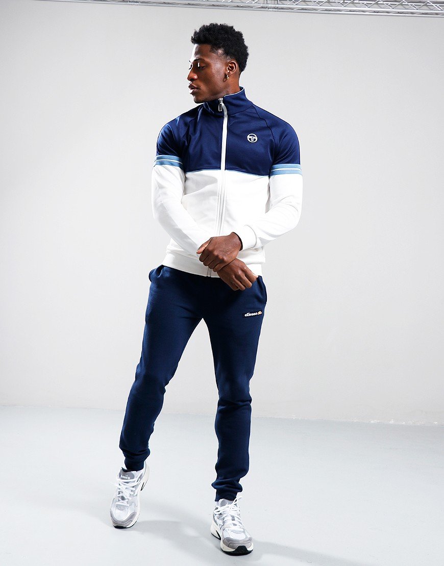 Sergio Tacchini Orion Track Top Maritime Blue/Gardenia/Coronet Blue
