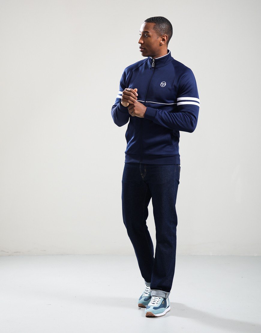 Sergio Tacchini Orion Track Top Maritime Blue/White