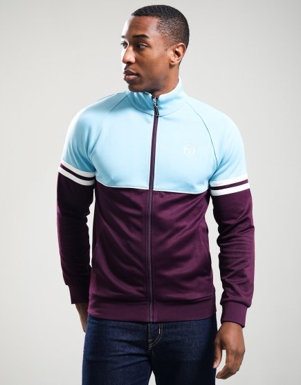 Sergio Tacchini Orion Track Top Milky Blue/Winter Bloom