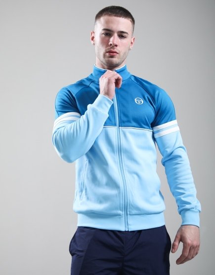 Sergio Tacchini Orion Track Top Mykonos Blue/Baltic Blue/Gardenia